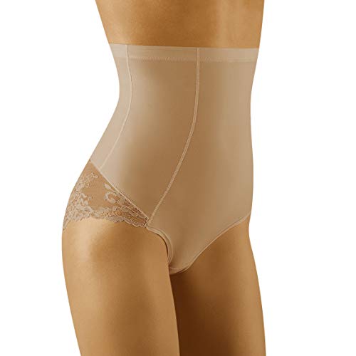 Wolbar Damen Slip Hoher Bund Shapewear WB423, Beige,S von Wolbar