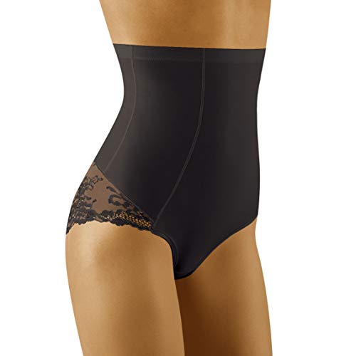 Wolbar Damen Slip Hoher Bund Shapewear WB423, Schwarz,L von Wolbar