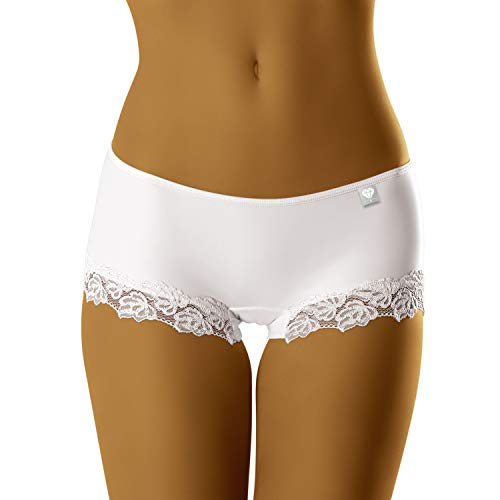 Wolbar Culotte Femminili Con Pizzo Diamond 3504, Bianco,L von Wolbar