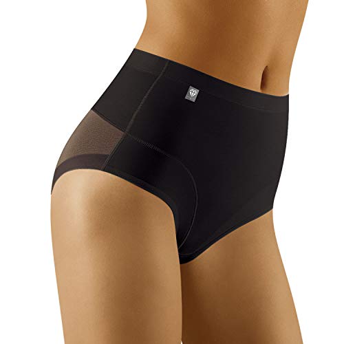 Wolbar Damen Slip Unterhose Unterwäsche Figurformend Diamond 3511 Schwarz,L von Wolbar