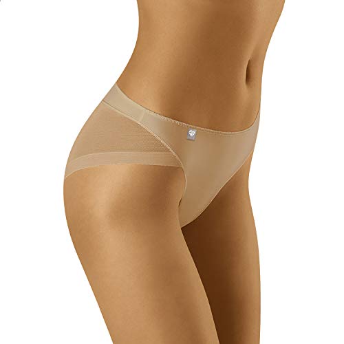 Wolbar Damen Slip Unterwäsche Unterhose Diamond 3517, Beige,L von Wolbar