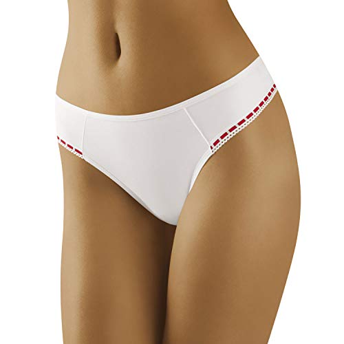 Wolbar Damen String WB59, Weiß,L von Wolbar