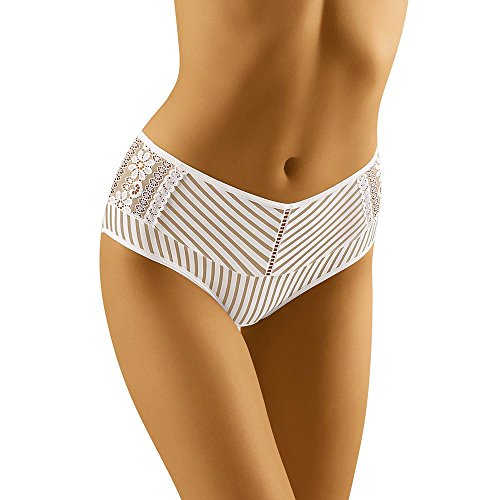 Wolbar Hochwertiger Damen Maxi-Slip WB52, Weiß,L von Wolbar