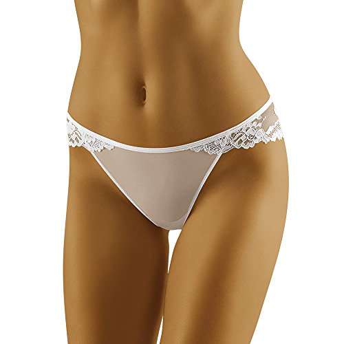 Wolbar Slips Dame Spitze WB311, Weiß,L von Wolbar