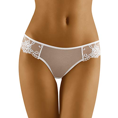 Wolbar Transparenter Damen String WB26, Weiß,L von Wolbar