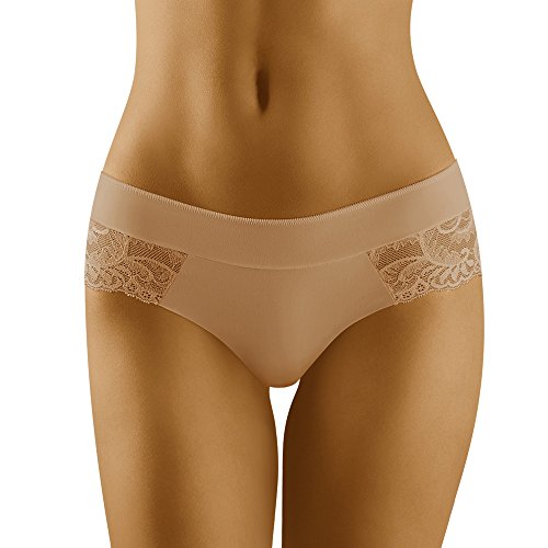 Wolbar WB403 Damen Shorts Unterhose Unterwäsche Laserschnitt, Beige,L Wolbar WB403 Damen Shorts Unterhose Unterwäsche Laserschnitt, Beige,L von Wolbar