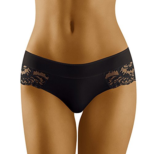 Wolbar WB403 Damen Shorts Unterhose Unterwäsche Laserschnitt, Schwarz,XL Wolbar WB403 Damen Shorts Unterhose Unterwäsche Laserschnitt, Schwarz,XL von Wolbar