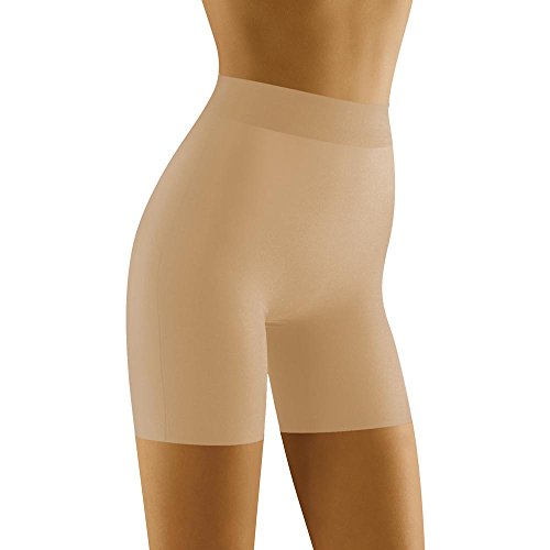 Wolbar WB410 Dame Taillenmieder Shorts Shapewear Unterhose Figurformend, Beige,M von Wolbar