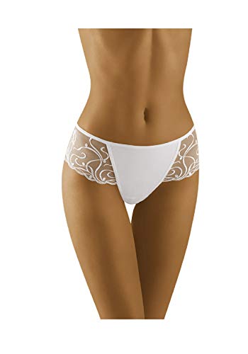 Wolbar Zauberhafter Damen String Mit Microfaser WB15, Weiß,S von Wolbar