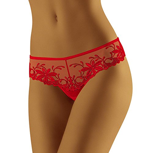 Wol-Bar Wolbar Zauberhafter Damen String WB31, Rot,S von Wolbar