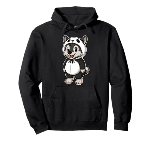 Kawaii Wolf im Panda-Kostüm für Mädchen, Kinder, Wolfsliebhaber Pullover Hoodie Kawaii Wolf im Panda-Kostüm für Mädchen, Kinder, Wolfsliebhaber Pullover Hoodie von Wolf In Panda Costume Kawaii Design