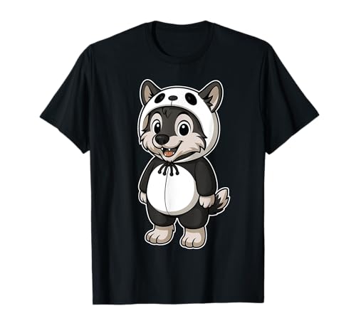 Kawaii Wolf im Panda-Kostüm für Mädchen, Kinder, Wolfsliebhaber T-Shirt Kawaii Wolf im Panda-Kostüm für Mädchen, Kinder, Wolfsliebhaber T-Shirt von Wolf In Panda Costume Kawaii Design