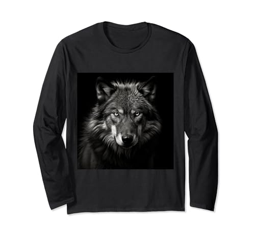 Wolf Motiv Wolf Kopf Wolfsrudel Geschenk Herren & Damen Langarmshirt Wolf Motiv Wolf Kopf Wolfsrudel Geschenk Herren & Damen Langarmshirt von Wolf Shop IBK