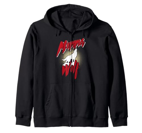 Mütter MAMA WOLF Wolfsrudel Alpha Wölfin Lustig Wölfe Kapuzenjacke Mütter MAMA WOLF Wolfsrudel Alpha Wölfin Lustig Wölfe Kapuzenjacke von Wolf T-Shirt Wölfe Kostüm Wolfsrudel Wolf Spirit