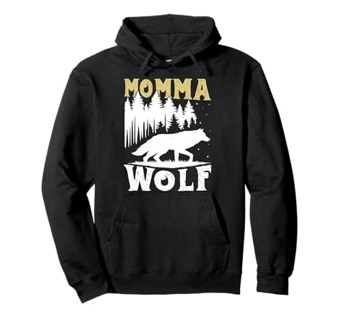 Mütter MAMA WOLF Wolfsrudel Alpha Wölfin Lustig Wölfe Pullover Hoodie Mütter MAMA WOLF Wolfsrudel Alpha Wölfin Lustig Wölfe Pullover Hoodie von Wolf T-Shirt Wölfe Kostüm Wolfsrudel Wolf Spirit