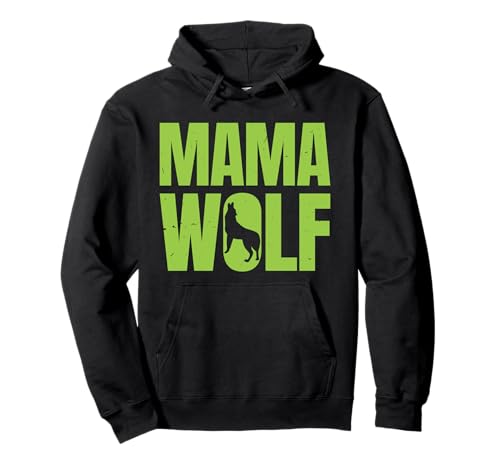 Mütter MAMA WOLF Wolfsrudel Alpha Wölfin Lustig Wölfe Pullover Hoodie Mütter MAMA WOLF Wolfsrudel Alpha Wölfin Lustig Wölfe Pullover Hoodie von Wolf T-Shirt Wölfe Kostüm Wolfsrudel Wolf Spirit