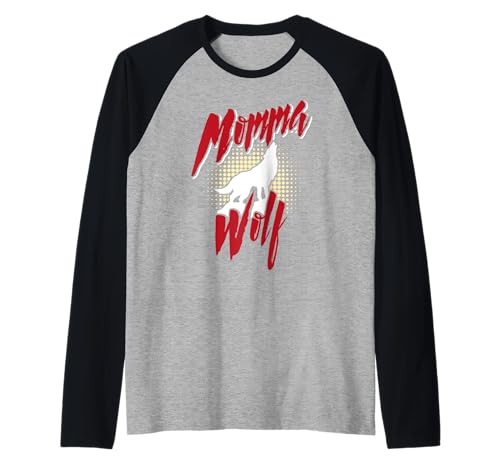 Mütter MAMA WOLF Wolfsrudel Alpha Wölfin Lustig Wölfe Raglan Mütter MAMA WOLF Wolfsrudel Alpha Wölfin Lustig Wölfe Raglan von Wolf T-Shirt Wölfe Kostüm Wolfsrudel Wolf Spirit