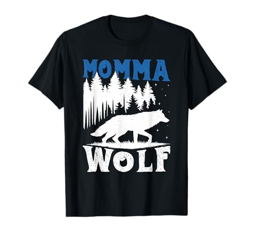 Mütter MAMA WOLF Wolfsrudel Alpha Wölfin Lustig Wölfe T-Shirt von Wolf T-Shirt Wölfe Kostüm Wolfsrudel Wolf Spirit
