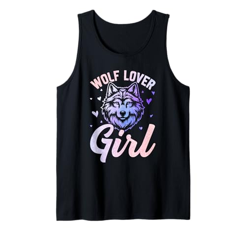 Wölfin WOLF LOVER GIRL Wolf Spirit Lustiges Wölfe Tank Top Wölfin WOLF LOVER GIRL Wolf Spirit Lustiges Wölfe Tank Top von Wolf T-Shirt Wölfe Kostüm Wolfsrudel Wolf Spirit