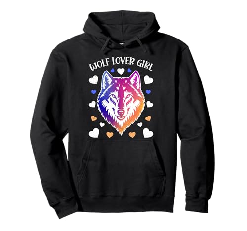 Wolf Spirit WOLF LOVER GIRL Lustiges Wolfsrudel Pullover Hoodie Wolf Spirit WOLF LOVER GIRL Lustiges Wolfsrudel Pullover Hoodie von Wolf T-Shirt Wölfe Kostüm Wolfsrudel Wolf Spirit