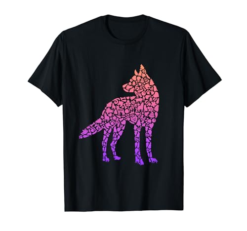 Heulender Wolf Kinder Wolfssilhouette Damen Wölfe Mädchen T-Shirt Heulender Wolf Kinder Wolfssilhouette Damen Wölfe Mädchen T-Shirt von Wolf Tier Wolfsliebhaber Naturliebhaber Wölfe