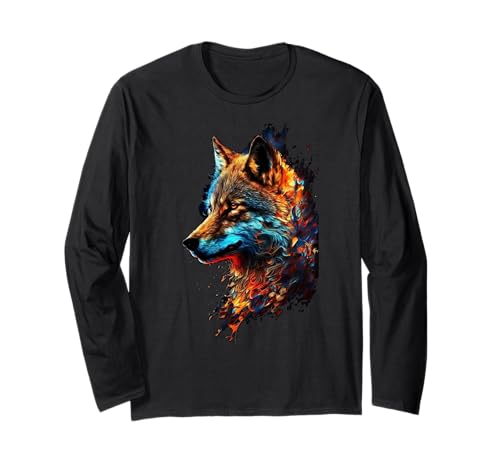 Wolf Shirt, Wolf Shirt für Herren, Wolf Tshirt Damen, Wolf mond Langarmshirt Wolf Shirt, Wolf Shirt für Herren, Wolf Tshirt Damen, Wolf mond Langarmshirt von Wolf t shirt, wolf shirt love, wolf shirt for kids