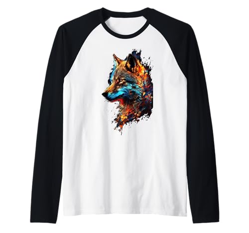 Wolf Shirt, Wolf Shirt für Herren, Wolf Tshirt Damen, Wolf mond Raglan Wolf Shirt, Wolf Shirt für Herren, Wolf Tshirt Damen, Wolf mond Raglan von Wolf t shirt, wolf shirt love, wolf shirt for kids