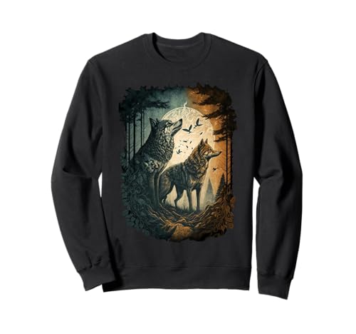 Wolf Shirt, Wolf Shirt für Herren, Wolf Tshirt Damen, Wolf mond Sweatshirt Wolf Shirt, Wolf Shirt für Herren, Wolf Tshirt Damen, Wolf mond Sweatshirt von Wolf t shirt, wolf shirt love, wolf shirt for kids