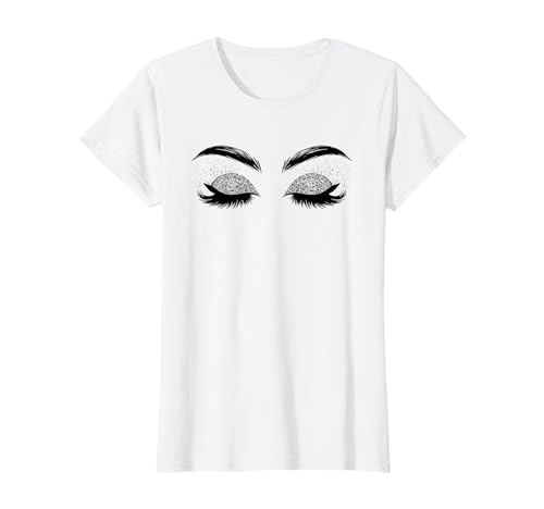 Fabelhafte Augen Schöne Wimpern für Mädchen, Mütter, Tanten, T-Shirt von WolfArt ( Frauenecke )