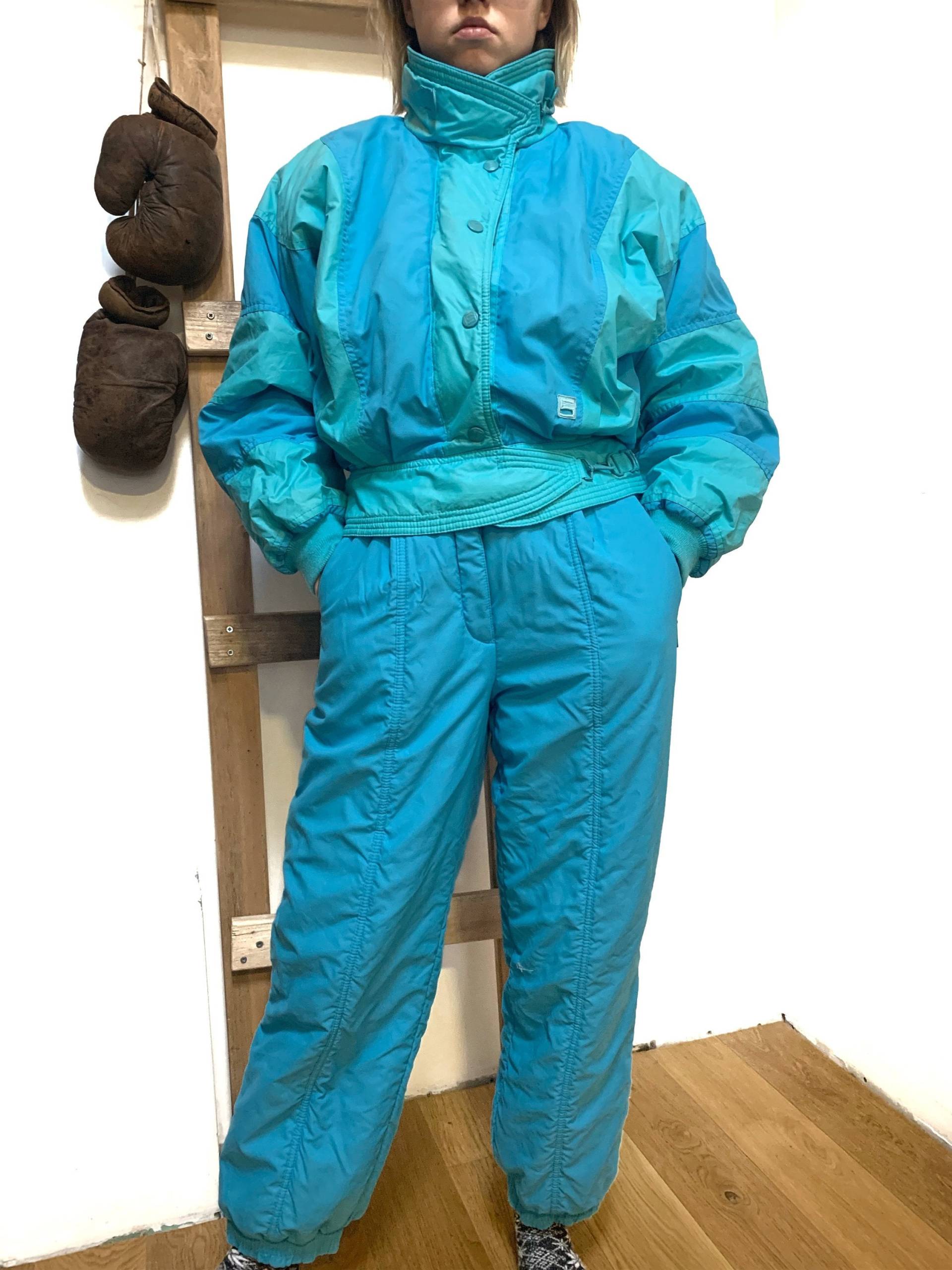 Peter Steinebronn Skianzug/Einteiler Skianzug/Berghimmel/Snowboard Kostüm/Blau Peter Steinebronn Skianzug/Einteiler Skianzug/Berghimmel/Snowboard Kostüm/Blau von WolfVintageRock
