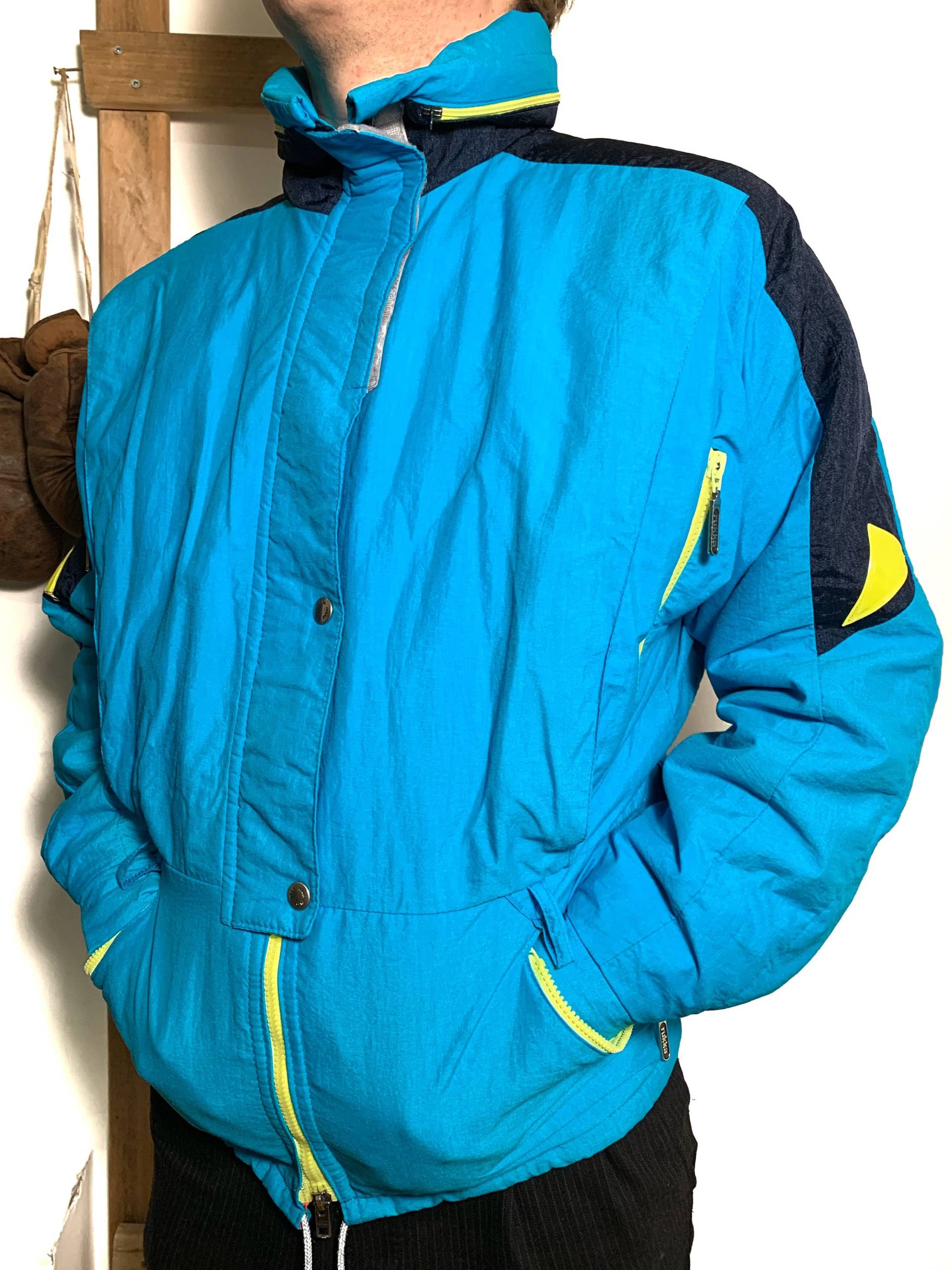 Rukka Vintage Skijacke/Schnee-Boarding-Jacke/Blaue Skijacke/Vintage Blaue Skianzug Rukka Vintage Skijacke/Schnee-Boarding-Jacke/Blaue Skijacke/Vintage Blaue Skianzug von WolfVintageRock