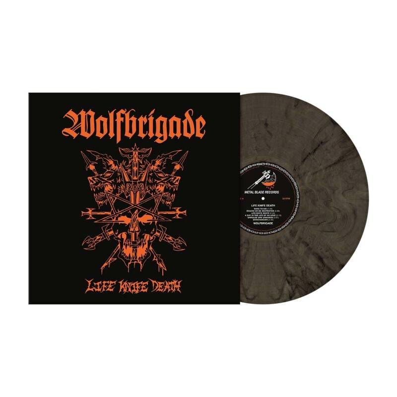 Life Knife Death von Wolfbrigade - LP (Coloured, Limited Edition, Standard) von Wolfbrigade