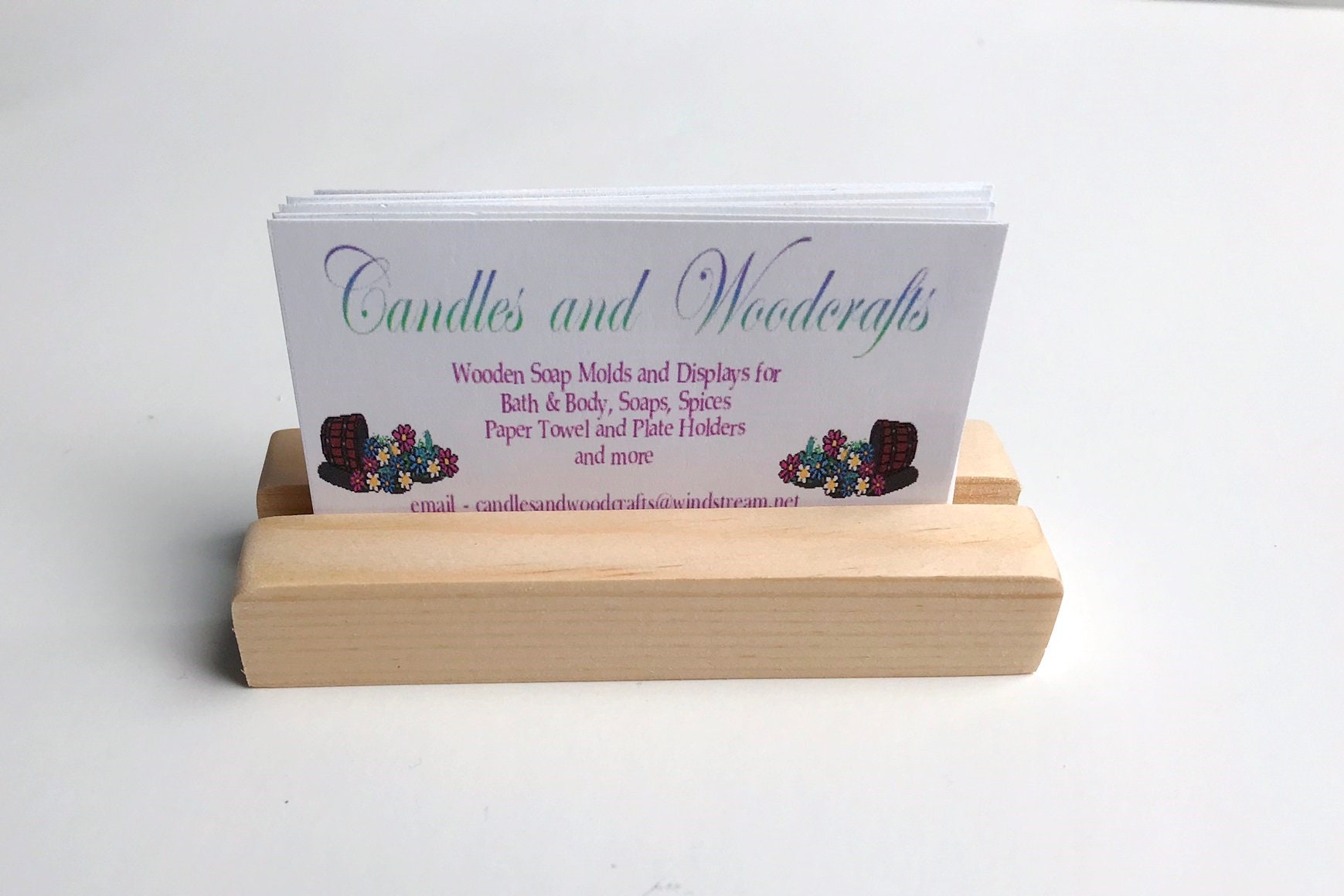 Visitenkartenhalter Aus Holz Desktop-Visitenkartenhalter Visitenkartenhalter Aus Holz Desktop-Visitenkartenhalter von WolfcreekWoodcrafts