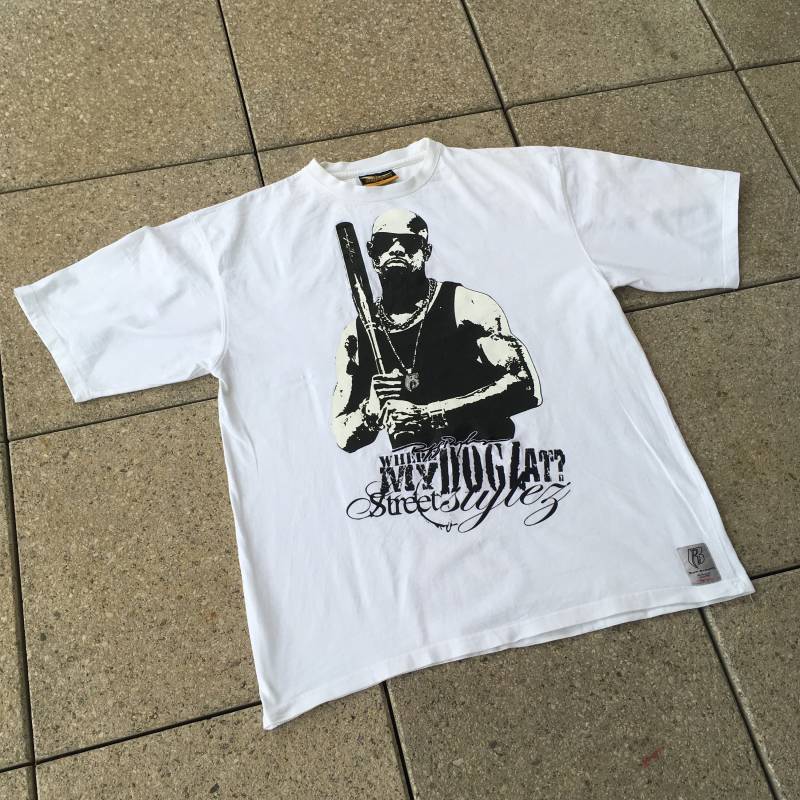 Vintage Dmx T-Shirt/Where My Dogz At 90S Hip Hop Ruff Ryders Ryde Or Die Big Logo von WolfofVintageShop