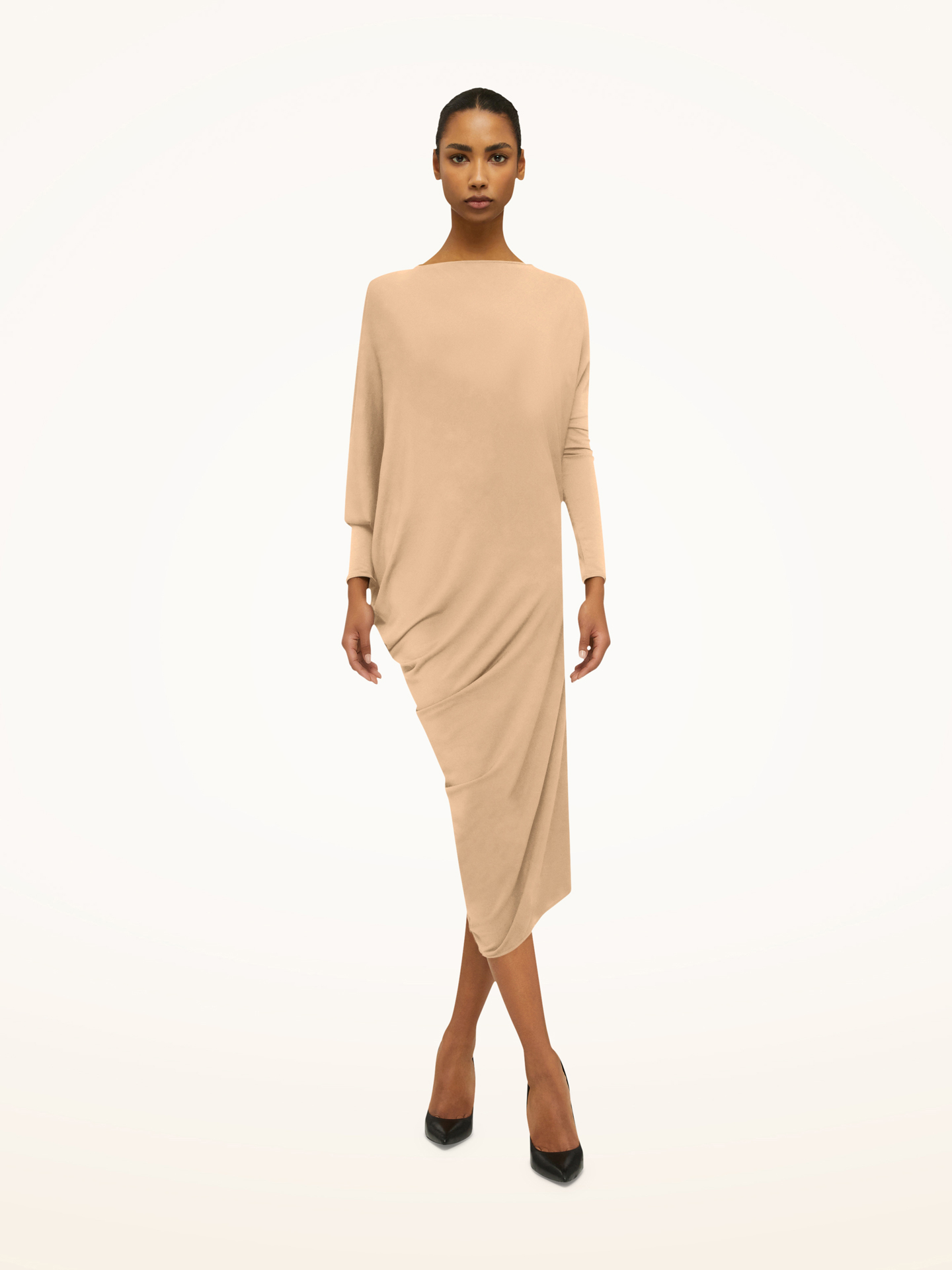 Wolford - Crepe Jersey Dress, Frau, almond, Größe: L von Wolford