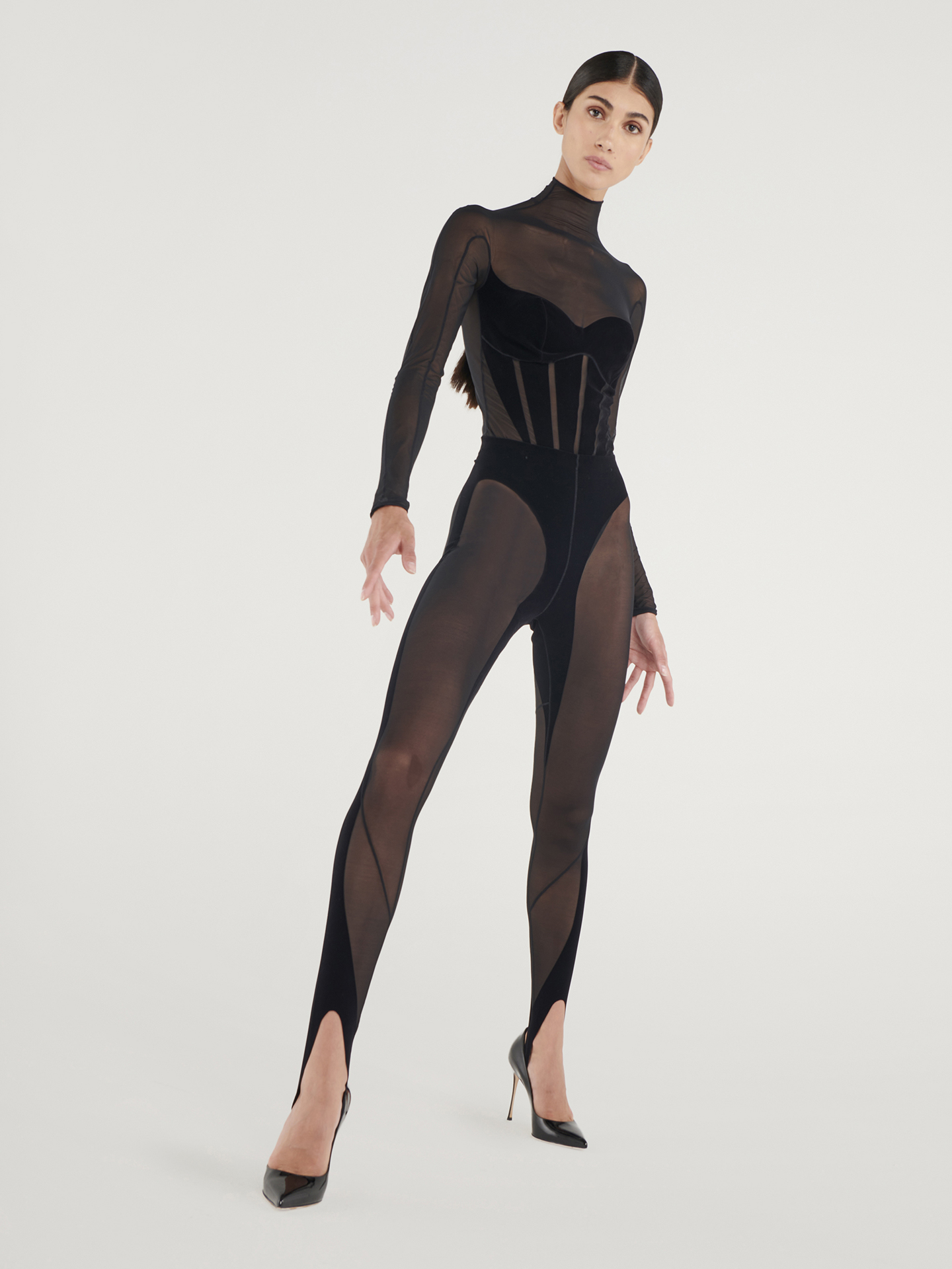 Wolford - Flock Shaping Leggings, Frau, black, Größe: M von Wolford