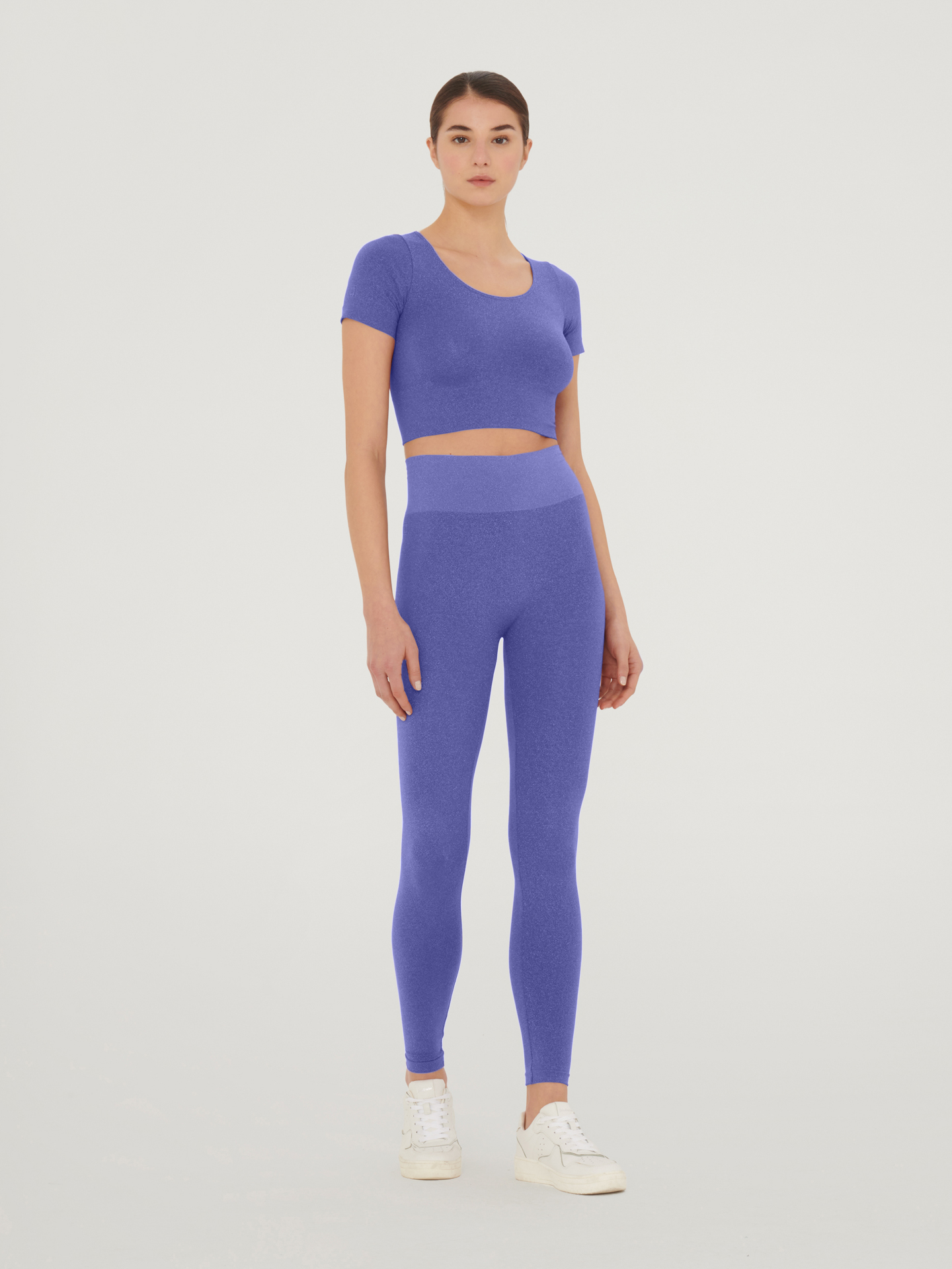 Wolford - Shiny Leggings, Frau, ultra violet/light aquamarine, Größe: S von Wolford