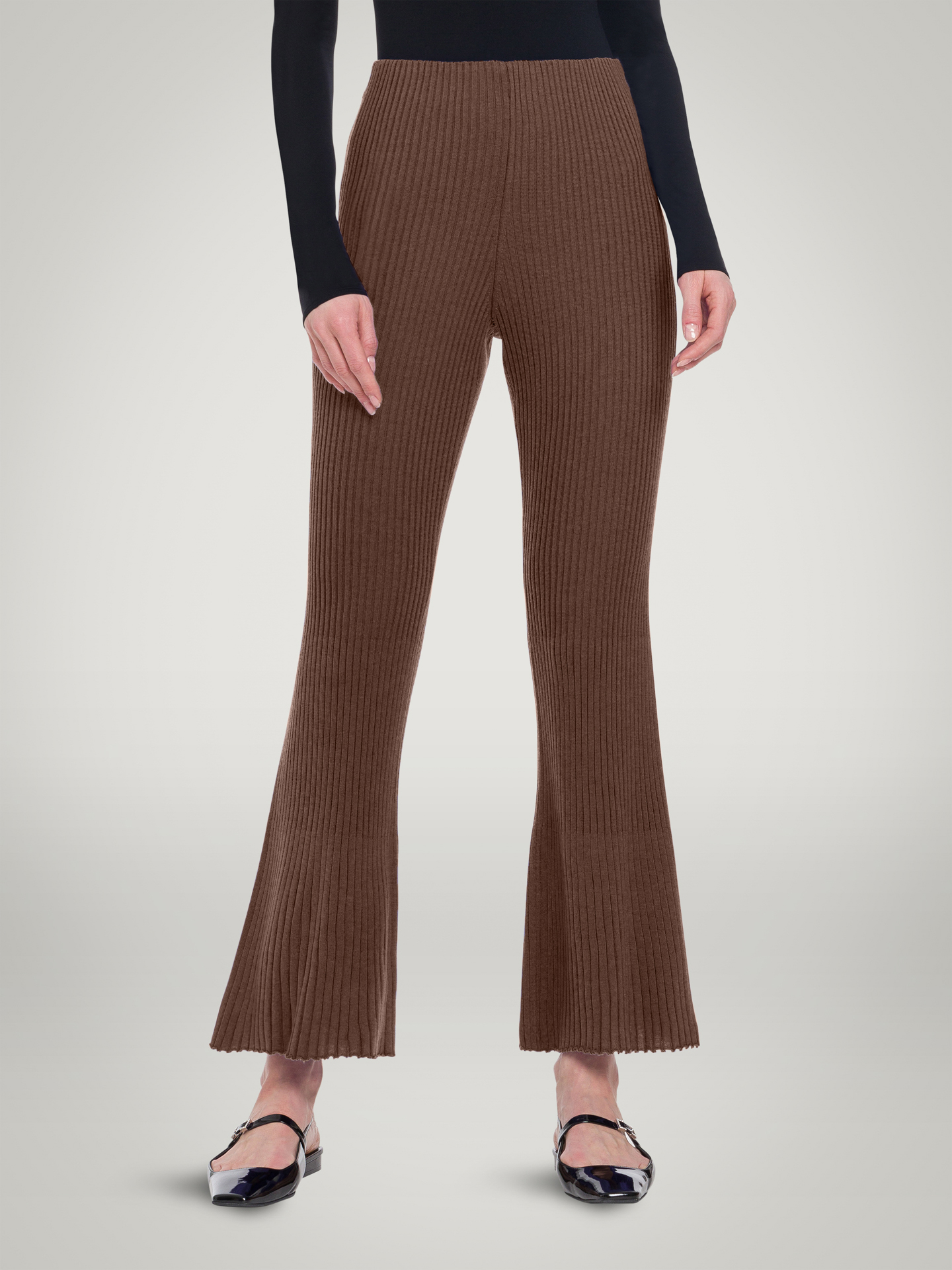 Wolford - Merino Rib Trousers, Frau, saba, Größe: M von Wolford