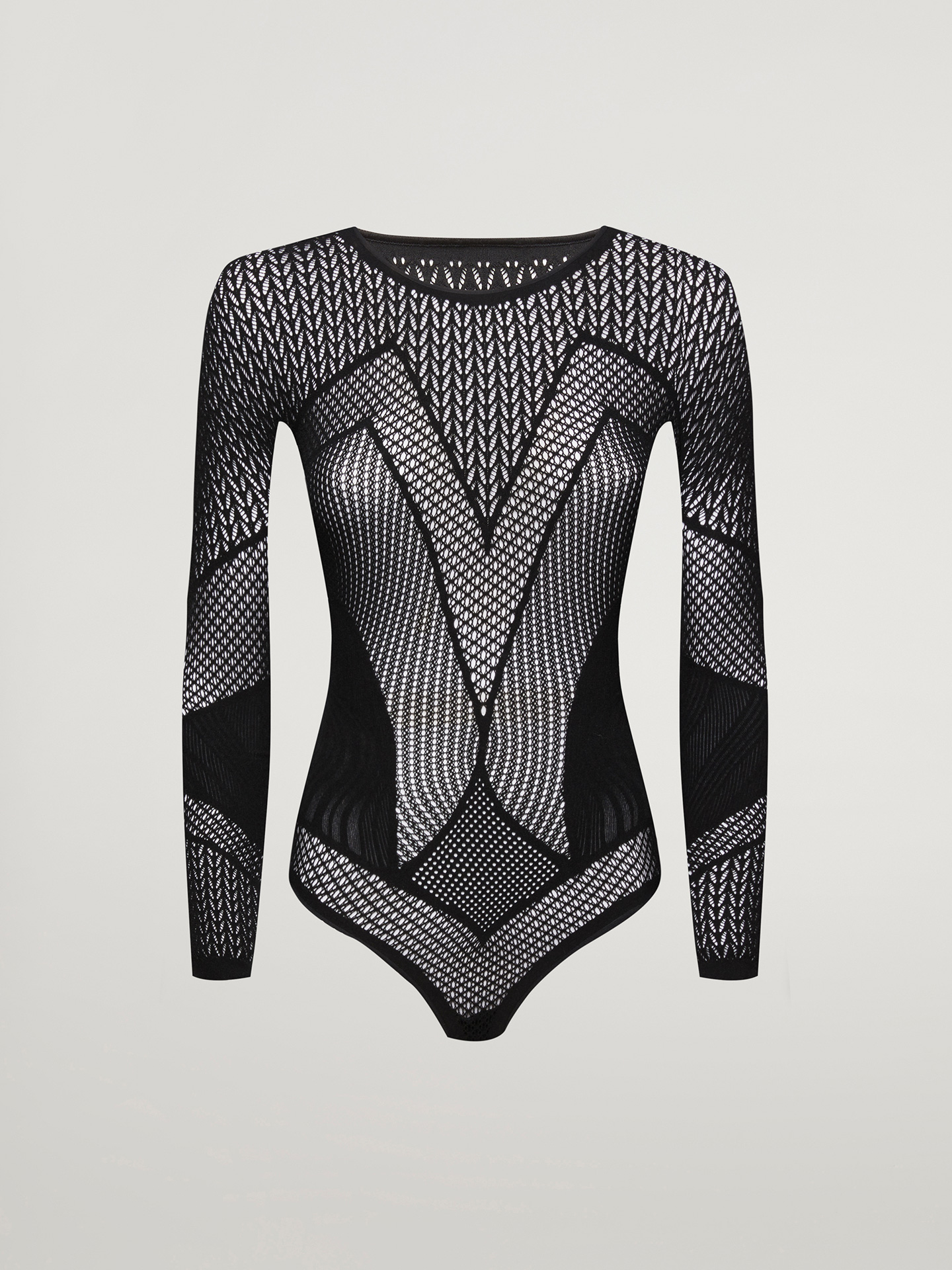 Wolford - Romance Net Bodysuit, Frau, black, Größe: S von Wolford