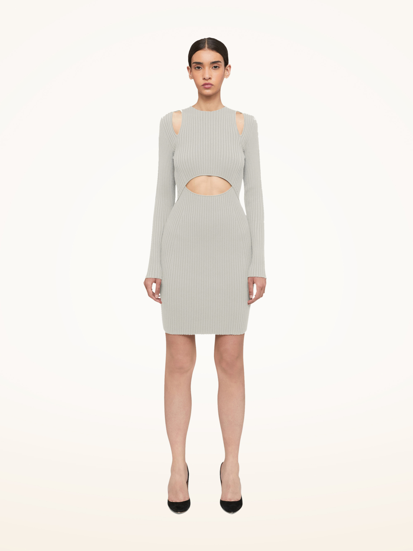 Wolford - Contoured Ribs Dress, Frau, ecrue, Größe: L von Wolford