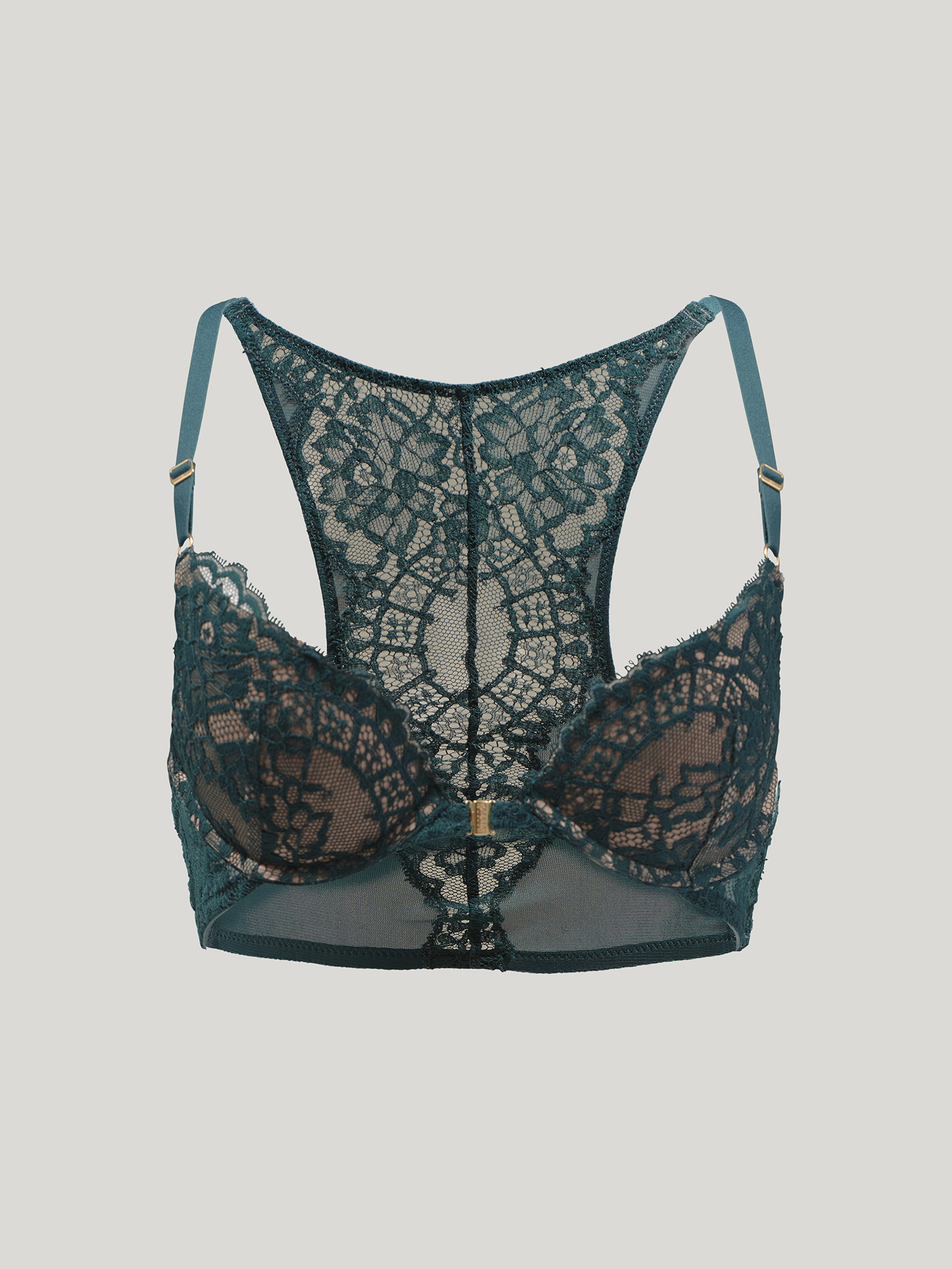 Wolford - Belle Fleur Push-Up Bra, Frau, emerald, Größe: 80D von Wolford