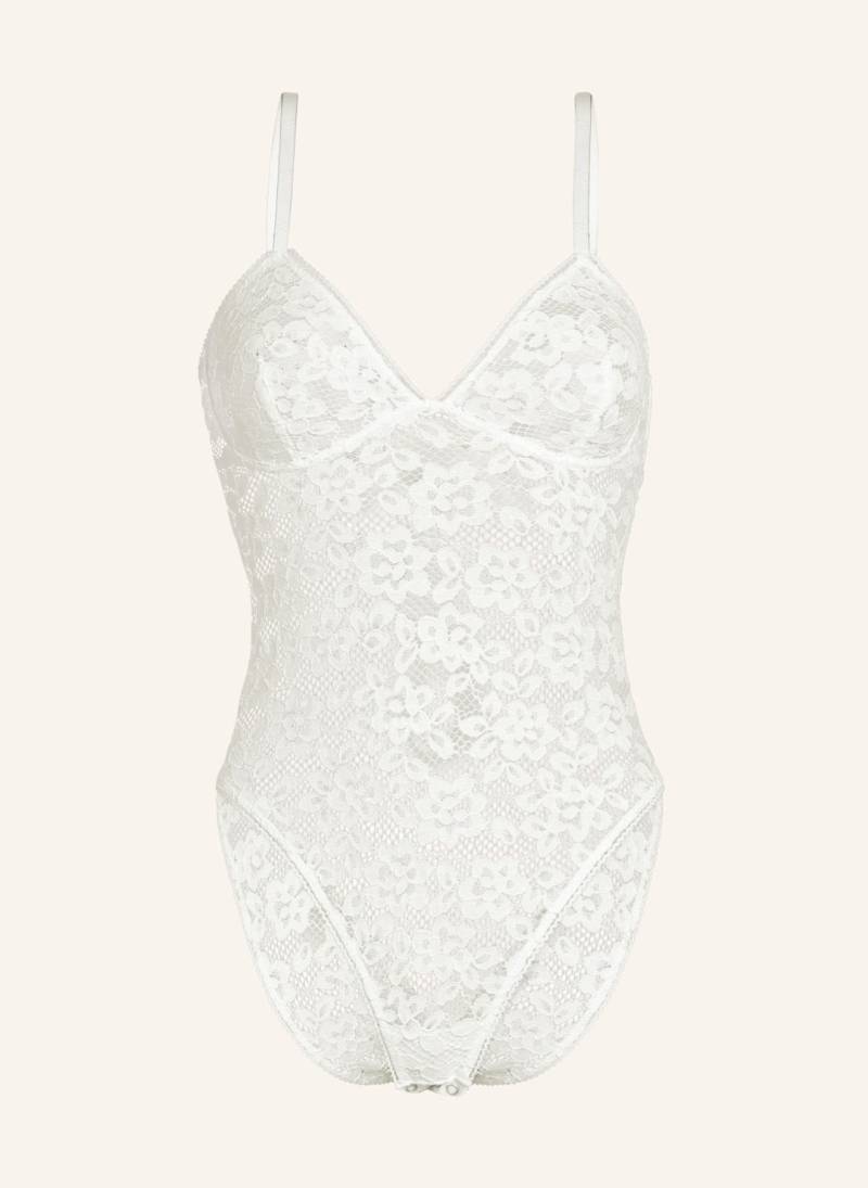 Wolford Bodies Ohne Cups Bold Lace Bodysuit weiss von Wolford
