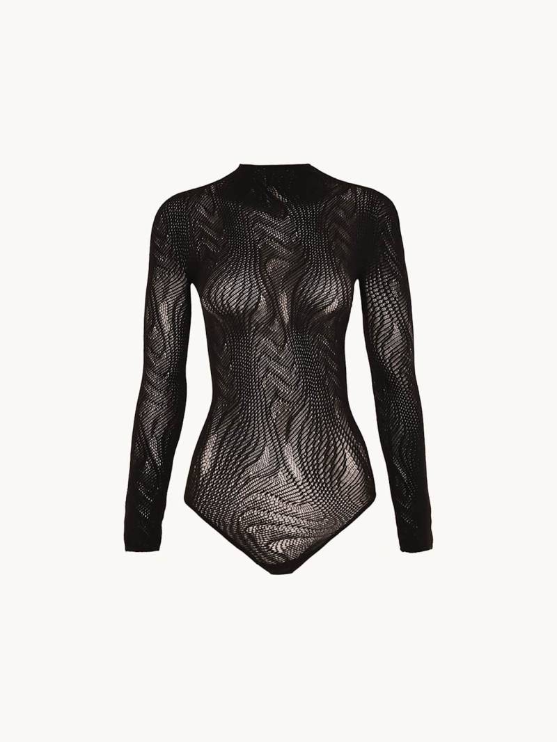 Wolford Body Snake Net String Body schwarz von Wolford