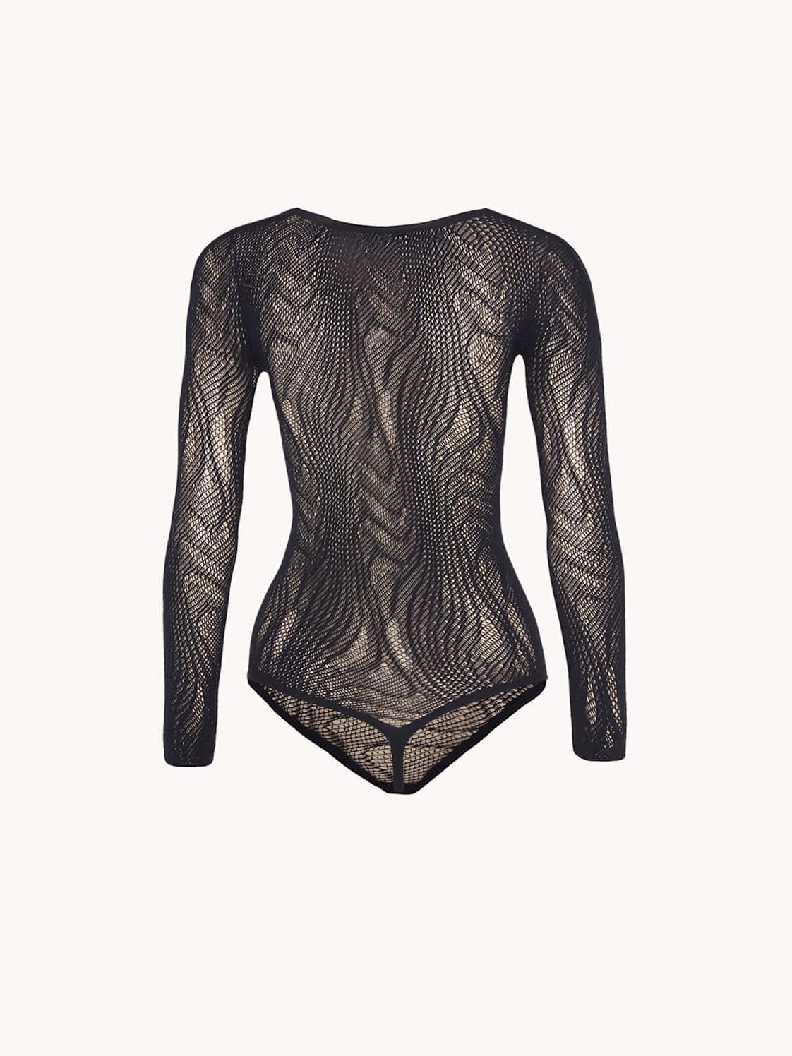 Wolford Body Snake Net String Body schwarz von Wolford