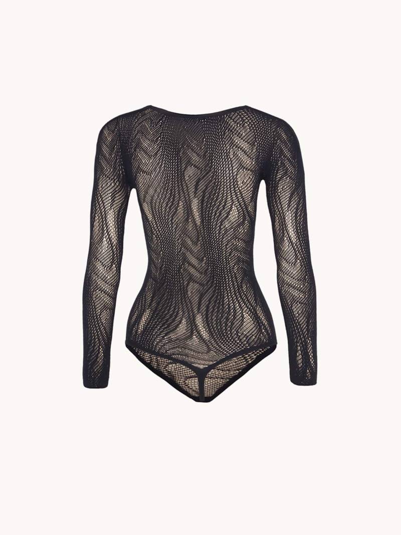 Wolford Body Snake Net String Body schwarz von Wolford