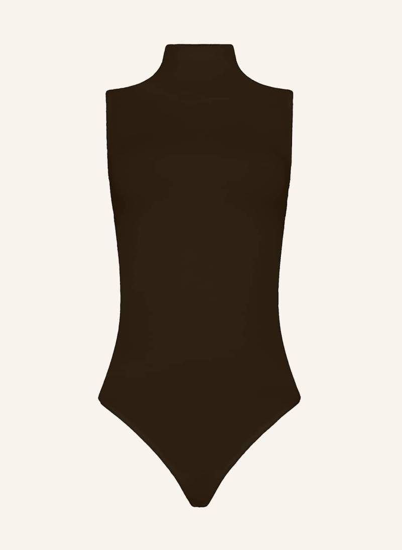 Wolford Body Viscose String Body braun von Wolford
