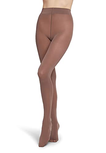 Wolford Damen, Women Velvet de Luxe 66 Comfort Tights deep taupe L von Wolford