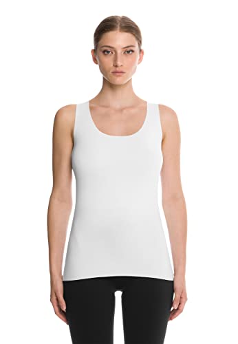 Wolford Damen Aurora Pure Top Sleeveless,Frauen Oberteil,Aermellos,enganliegend,figurbetont,White,S (Small) von Wolford