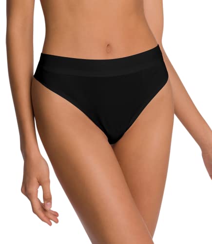 Wolford Damen Bikini Baumwolle Slip, Schwarz, M von Wolford