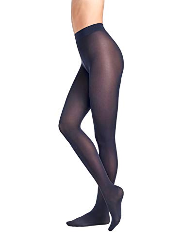 Wolford Damen Blickdichte Strumpfhose Velvet de Luxe 66 Tights, 66 DEN, Frauen Struempfe,5674 navy opal,X-Small (XS) von Wolford